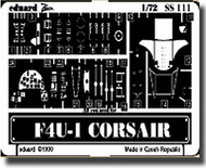  Eduard Accessories  1/72 F4U-1 Corsair Detail EDUSS111