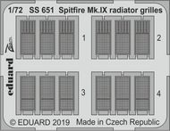  Eduard Accessories  1/72 Supermarine Spitfire Mk.IX radiator grilles EDUSS651