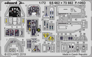  Eduard Accessories  1/72 Color Zoom PE - F-105D Thunderchief (TRP kit) EDUSS662