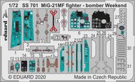  Eduard Accessories  1/48 Mikoyan MiG-21MF fighter-bomber Weekend Detail EDUSS701