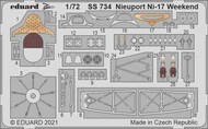  Eduard Accessories  1/72 Nieuport Ni-17 Weekend EDUSS734