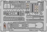  Eduard Accessories  1/72 Albatros D.V Weekend Detail EDUSS741