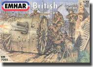  Emhar Models  1/72 British Artillery (24) w/2 18-Pdr Guns WWI EMH7202