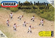  Emhar Models  1/72 Peninsular War 1807-14 Spanish Infantry (46 & 1 Horse) EMH7215