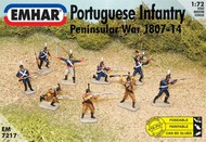  Emhar Models  1/72 Peninsular War 1807-14 Portuguese Infantry (46) EMH7217