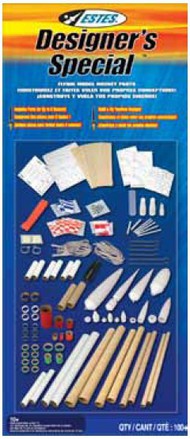  Estes Industries  NoScale Designer's Special Model Rocket Parts Kit EST1980