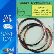  Eureka XXL  NoScale - Fine Copper Wire Set (Diameters: 0.35; 0.38; 0.40mm / 2m length of each) EUREWS04