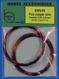  Eureka XXL  NoScale - Fine Copper Wire Set (Diameters: 0.45 and 0.50mm/ 2m length of each) EUREWS05
