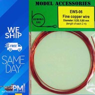  Eureka XXL  NoScale - Fine Copper Wire Set (Diameters: 0.55 and 0.60mm/ 2m length of each) EUREWS06