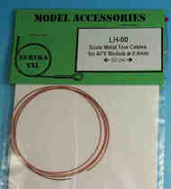 - Scale Metal Tow Cable for AFV Models: 0.40mm (50cm length) EURLH00