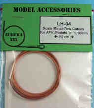 - Scale Metal Tow Cable for AFV Models: 1.10mm (50cm length) EURLH04