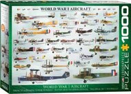  EUROGRAPHICS PUZZLES  NoScale WWI Aircraft Collage Puzzle (1000pc)* ERG60087
