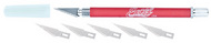  Excel Knives  NoScale K18 Grip-On Knife W/#11 Blades EXL19018