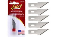  Excel Knives  NoScale #24 Deburring Blades (5) (replaces XAC-224) EXL20024