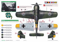  Exito Decals  1/48 Focke-Wulf Fw.190A-3, Yellow 7 EXED48002