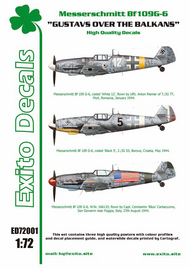 Exito Decals  1/72 Messerschmitt Bf.109G-6, White 12 EXED72001