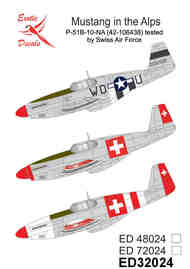 Mustang in the Alps - P-51B-10-NA (42-106438) tested by Swiss Air Force EED32024
