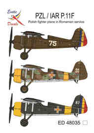 PZL / IAR P.11F - Polish fighter plane in Romanian service EED48035