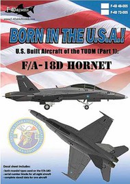  F-4Able Models  1/48 McDonnell-Douglas F/A-18D Hornet. Born in the U.S.A.! F4D48005