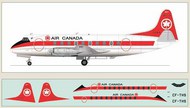 Air Canada Viscount 700. Laser-printed decals #FRP4112