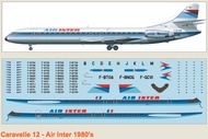  F-rsin  1/144 Caravelle 12 Air Inter 80's FRS4070