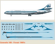  F-rsin  1/144 Caravelle 10B Finnair 60's FRS4074
