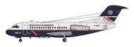  F-rsin  1/144 Fokker F-28-1000-British Airways/TAT FRS4098