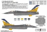  FabScale Studio  1/48 USAF Lockheed-Martin F-16CM Fighting Falcon Block 42 49th FW Holloman Air Base 2023 - Pre-Order Item FD48011