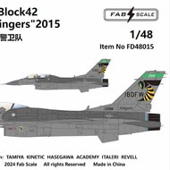  FabScale Studio  1/48 USAF Lockheed-Martin F-16CM Fighting Falcon /DM Block 42 180th FW 'Stingers'2015 - Pre-Order Item FD48015