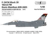 Lockheed-Martin F-16CM Blk 30 162nd FW Davis-Monthan #FD48110