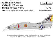 Douglas A-4M Skyhawk VMA-311 Tomcats #FD72087