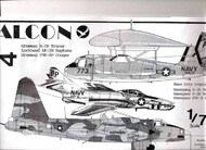 Grumman  E-1 Tracer; Grumman F9F-8P reconnaissance Cougar and Lockheed AP-2H Spooky Neptune (vacform) FNC004