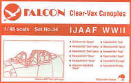  Falcon Industries  1/48 WW2 Japanese Ftr Asst #2 FA0134