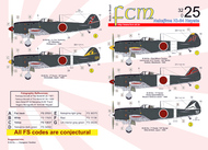  FCM Decals  1/32 Nakajima Ki-84 Hayate (five versions) FCM32025