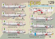  FCM Decals  1/32 Lockheed F-80C / AT-33A FCM32029