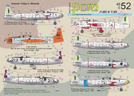  FCM Decals  1/48 Lockheed F-80 & TF-33Version 1 FCM48052
