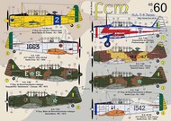  FCM Decals  1/48 North-American T-6 Texan FCM48060