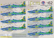  FCM Decals  1/48 Embraer EMB-314 Super Tucano - The Smoke Squadron 2022 FCM48062