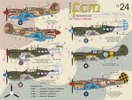  FCM Decals  1/48 Curtiss P-40E/P-40L/P-40M/P-40N (6) GA-C 112 FCM72024