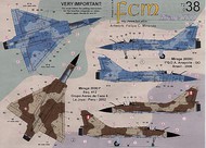  FCM Decals  1/48 Dassault Mirage 2000 (2) 4947 1st GDA Anapoli FCM72038