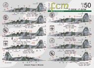  FCM Decals  1/72 Northrop F-5EM / F-5FM Brazilian Air Force FCM72050