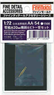 20mm Gun Barrels & Pitot Tubes Set for IJN Zero Fighter FNMAA54