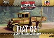 WWII Polish Fiat 621 Truck w/AA Machine Gun #FRF17