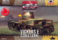  First To Fight Kits  1/72 WWII Vickers E Polish Light Tank w/Single Turret FRF29