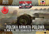 Schneider 75mm Polish Field Cannon on DS wheels #FRF45