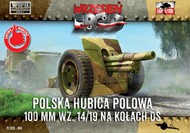WWII Skoda 100mm wz 14/19 Polish Howitzer on DS Wheels #FRF60