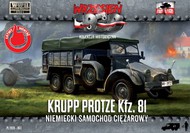  First To Fight Kits  1/72 WWII Krupp Protze Kfz81 German Army Truck w/2 Crew FRF61