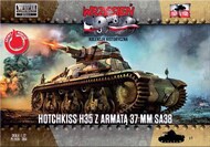 WWII Hotchkiss H35 Tank w/37mm SA38 Gun #FRF94