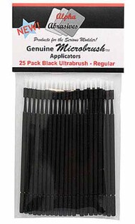 Ultrabrush Applicator Brush - Microbrush -- Black and/0r Blue pkg(25) #FXF1300