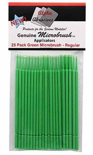 Regular Applicator Brush - Microbrush -- Green pkg(25) #FXF1302